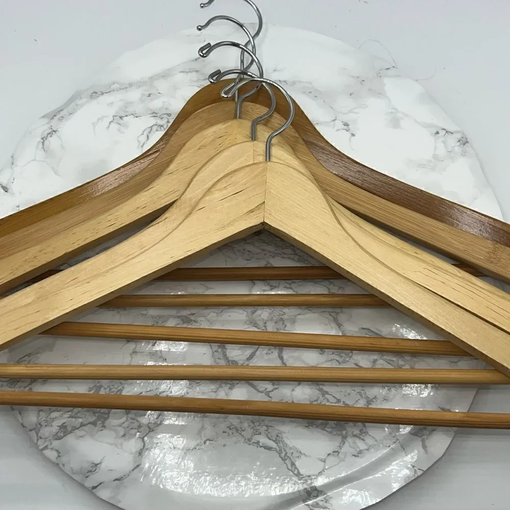 Wood Hangers-Set of 5